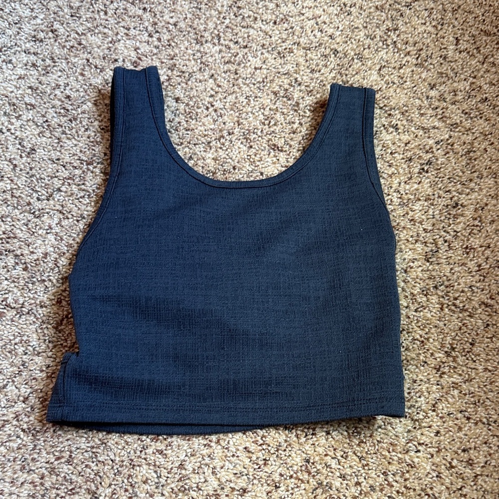 Classic Black Women's Crop Top